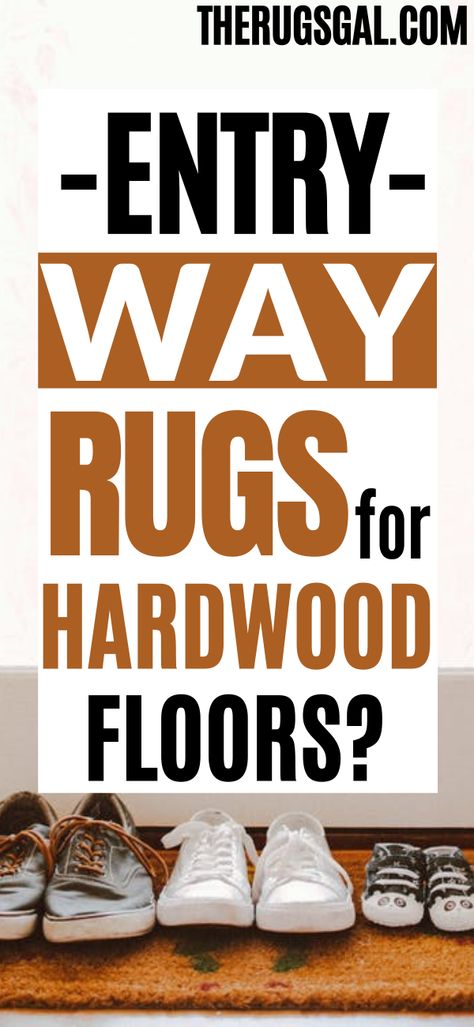 A guide to the best entrance rugs for hardwood floors. Find suggestions to the best entryway rugs for hardwood floors in the kitchen, living room and bedroom among other spaces in your home. Entryway Rug Size Guide, Entry Way Rugs Foyers, Diy Rug Painting, Rugs Under Dining Table, Area Rug Placement, Entrance Rugs, Entryway Rugs, Diy Rugs, Hardwood Floors In Kitchen