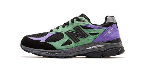 Stray Rats Reimagines New Balance’s Signature 990v3 Model New Balance 990v3, Stray Rats, New Balance 990, Green Sneakers, Loafer Sneakers, Cotton Bottoms, Vintage Pants, Jumpsuit Shorts Rompers, S Signature