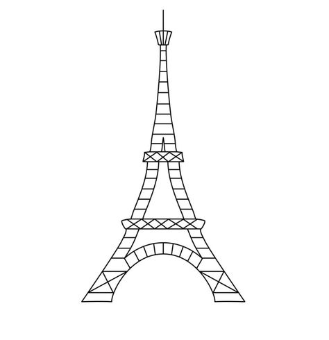 Eiffel Tower Coloring Pages | 60 Pictures Free Printable Welcome To Paris, Best Coloring Pages, Gustave Eiffel, Romantic Paris, Architecture Landmark, Super Cat, Connect The Dots, Punch Needle, Christmas Balls