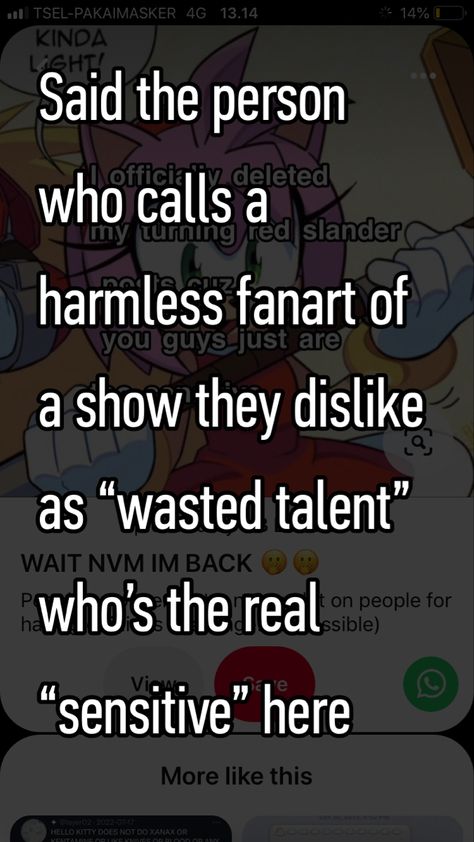 Turning red isnt for everyone and people are valid for disliking it. But doesn’t mind that calling a fanart as “wasted talent” is acceptable Turning Red Fanart, Wasted Talent, Turning Red, My Opinions, Just Me, For Everyone, Turning, Mindfulness, Turn Ons