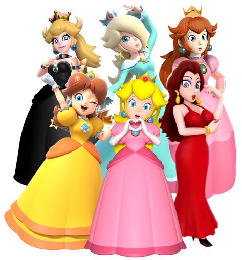 Nintendo Mario Ladies (Princesses) (Bowsette included) Mario Princesses Cosplay, Super Mario Princesses, Nintendo High, Super Mario Characters, Mario Princesses, Hulk Character, Super Mario Princess, Circus Characters, Ip Man