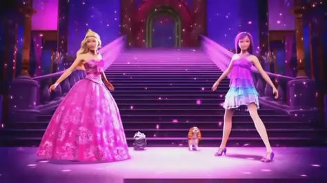 Tori and Keira Princess And Popstar, Princess And The Popstar, Barbie Pony, Wallpaper Dress, Barbie Pictures, Disney Enchanted, Barbies Pics, Barbie Collector Dolls, Barbie Cartoon