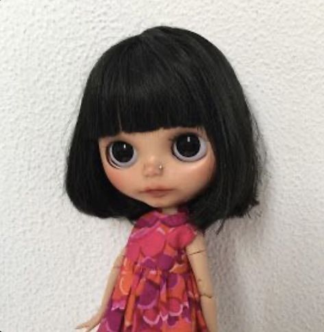 Blythe Doll, Classy Aesthetic, Blythe Clothes, Baby Gif, Big Eyes, Blythe Dolls, Bat, Black Cat, Character Design