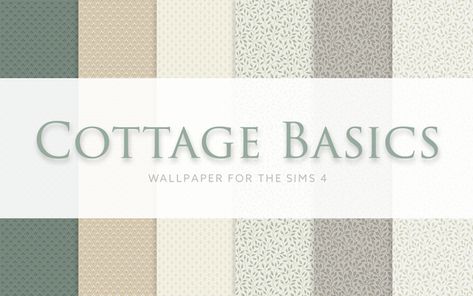 Sims 4 Cottage, Interior Wall Colors, Cottage Wallpaper, Free Sims, Sims 4 House Design, Casas The Sims 4, 4 Wallpaper, Sims 4 Characters, Sims 4 Mm