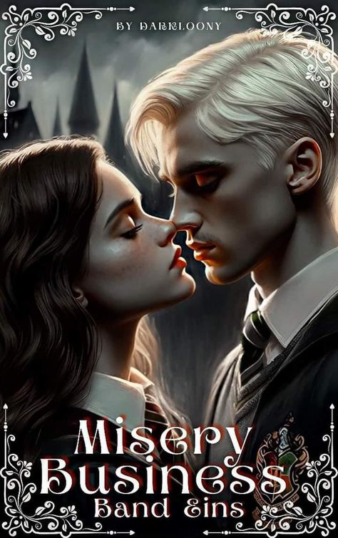 English -> Ao3 German -> Wattpad Dramione Ao3, Fanfic Dramione, Misery Business, Ao3 Fanfiction, Dramione Fanfic, Harry Potter Book Covers, Draco And Hermione, Book Board, Books Reading