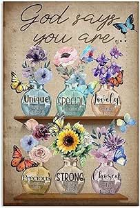 Wooden Puzzles Butterfly God Say You are Precious 1000 Piece Mother's Day Children's Day Exercise Patience Puzzle Game - Education Intellectual Puzzle Game Toys Gift Poster Art Ideas, Xmas Art, You Are Precious, Postal Vintage, God Says, Creative Games, Print Decor, Vintage Butterfly, Child Day