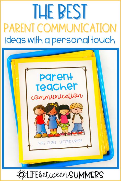 Parent Communication Ideas, Parent Communication Folder, Parent Relationships, Student Centered Learning Activities, Parent Teacher Relationship, Communication Ideas, Take Home Folders, Parent Teacher Communication, Jenga Game