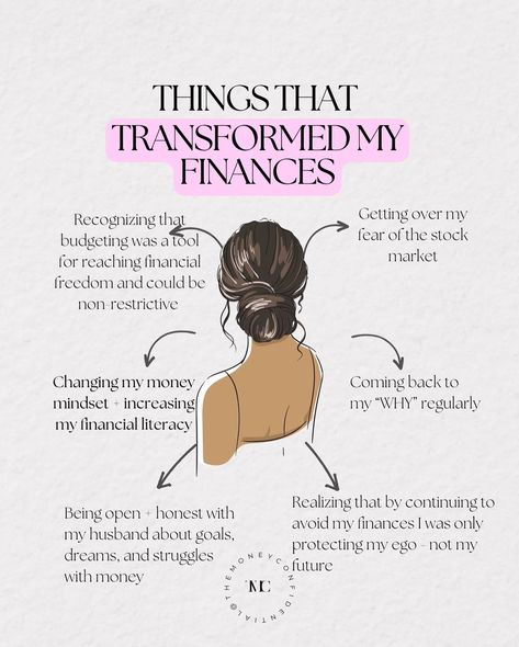 Things that have transformed my finances 💰: 1️⃣ Recognizing that budgeting was a tool for reaching financial freedom Younger me believed that budgeting was: ❌ something people did to restrict themselves. ❌something that would take hours to do. But, once we created our budget I realized it didn’t have to be any of those things. And it gave me control of my finances. 💪🏼 ✨IF YOU WANT THE BUDGET TRACKER I USE COMMENT “WEALTH” AND I’LL SEND THE LINK TO YOU ✨ 2️⃣ Changing my money mindset +... Money Saving Methods, Financial Fitness, Creating Wealth, Getting Over, Money Management Advice, Money Magic, Money Saving Plan, Money Saving Strategies, Time Freedom