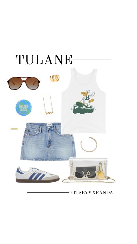 TULANE GAMEDAY OUTFIT | Shop the look on LTK! #outfitinspo #gameday #gamedayoutfit #gamedayoutfit #outfit #tulane Tulane University, Sorority Events, College Fits, Outfit Shop, Gameday Outfit, Shop The Look, Look On, Your Aesthetic, Creative Energy