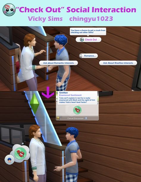 Check Out Interaction V2 | Patreon Sims 4 Jobs, Los Sims 4 Mods, Passionate Romance, The Sims 4 Pc, Sims 4 Game Mods, Sims 4 Expansions, Sims 4 Cc Folder, Sims 4 Gameplay, Sims Four