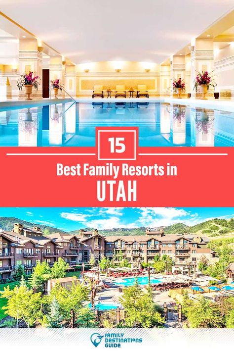 Utah Family Vacation, Inexpensive Family Vacations, Best Vacations With Kids, Utah Resorts, Utah With Kids, Resorts For Kids, Kid Friendly Resorts, Utah Trip, Weekend Family Getaways