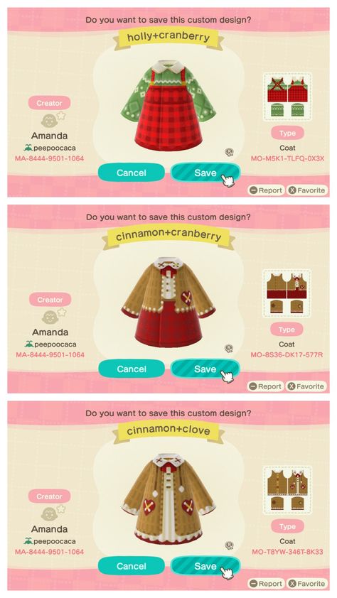 Animal Crossing Clothes Codes Winter, Acnh Outfit Code Winter, Acnh Christmas Clothes Design, Animal Crossing Design Codes Christmas, Acnh Christmas Clothes, Acnh Clothes Design Id Christmas, Acnh Holiday Clothes, Acnh Winter Dress, Animal Crossing Christmas Clothes