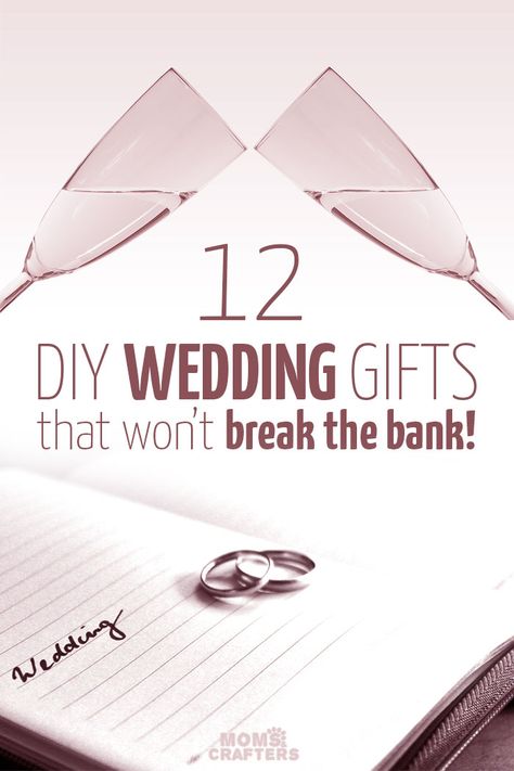 I love this list of DIY wedding gifts - it's such a great way to save when friends get marries so you can spend money on travel and other things! Handmade Wedding Gifts For The Couple, Wedding Gifts Diy For Bride And Groom, Cheap Wedding Gifts For The Couple, Creative Ways To Give Money For Wedding, Inexpensive Wedding Gifts For The Couple, Wedding No Gifts Just Money, Wedding Gift For Friend Marriage, Wedding Gift For Bride And Groom, Diy Wedding Gifts For Bride And Groom