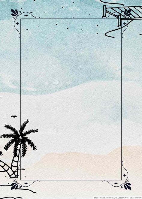 Awesome 14+ Panoramic Beach View Sketch Canva Wedding Invitation Templates Greetings, fellow beach bums! If you're planning a tropical beach wedding and want to wow your guests with an invitation that screams "beach vibes", then you're in luck. These Panoramic Beach View Ske... Beach Engagement Party, Beach Birthday Invitations, Blank Wedding Invitation Templates, View Sketch, Beach Sketches, Pool Party Invitation Template, Beach Party Invitations, Beach Invitations, Summer Invitation