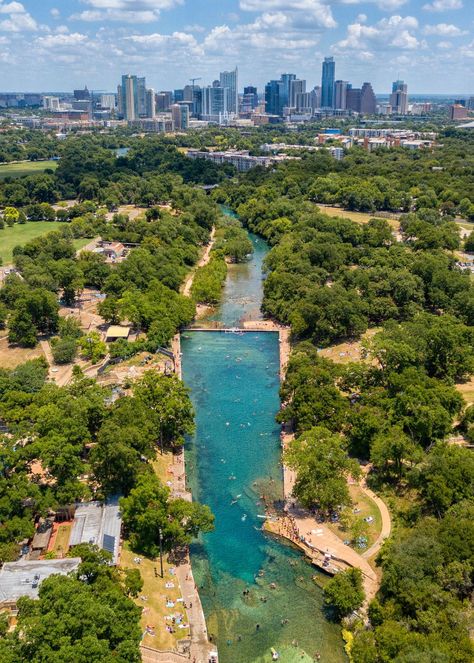 Austin Bucket List, San Antonio Missions, Mustang Island, Country Photography, San Antonio River, Barton Springs, Southern Travel, Texas Places, Natural Pool