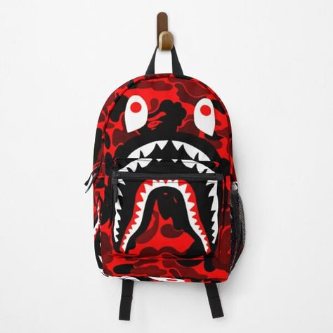 Bape Bag, Lion King Stickers, Shark Stickers, Shark Backpack, Shark Illustration, Bape Shark, Bape Hoodie, Super Sport Cars, Sewing Tags