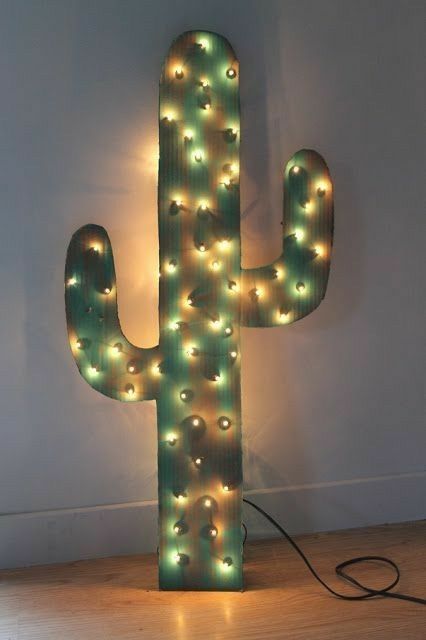 Cactus light Cactus Aesthetic, Ambient Lounge, Cactus Party, Cactus Diy, Cactus Decor, Cactus Art, Aesthetic Tumblr, Apartment Inspiration, Diy Blog