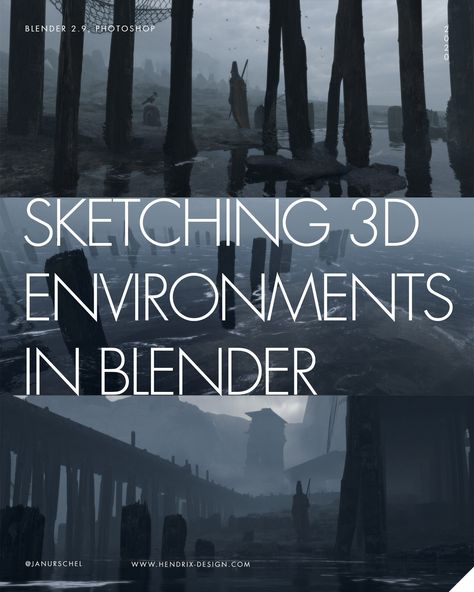 Blender Grease Pencil, Blender Architecture, Blender Projects, Grease Pencil, Blender Ideas, Sketch Architecture, How To Sketch, 3d Modeling Tutorial, Blender Models