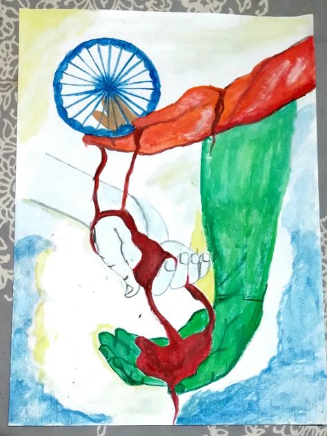 Republic day drawing, art #republicday #26january 26 January Republic Day Painting, 26 January Republic Day Drawing, Republic Day Drawing Ideas, Republic Day Art, Incredible India Posters, Republic Day Drawing, 26 January Republic Day, Mothers Day Cards Craft, Independence Day Drawing