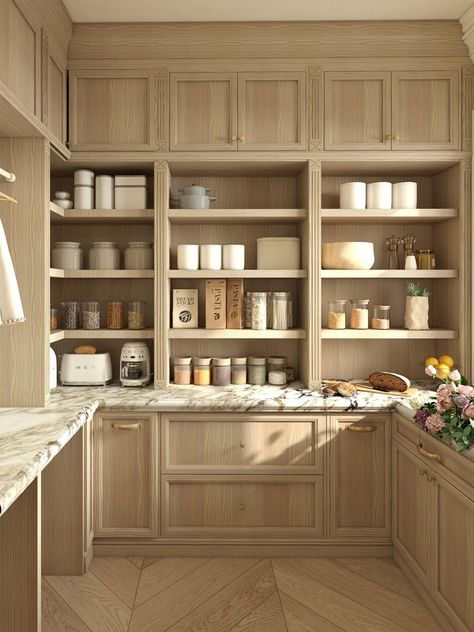 Pantry Behind Kitchen, Pantry Behind Kitchen Wall, Dream Pantry, Pantry Decor, Pantry Remodel, Dream Life House, Dream Kitchens Design, Kitchen Pantry Design, Build A Closet