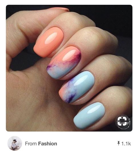 Nails Polish, Nail Swag, Spring Nail Art, Marble Nails, Classy Nails, Nail Designs Summer, Matte Nails, Nail Polishes, Cool Nail Art