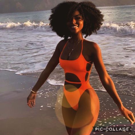 Monokini Outfit, Poc Women, Fashion Swimsuit, Beachwear Swimwear, Orange Swimsuit, Negroni, Women Art, Body Inspiration, Beach Summer