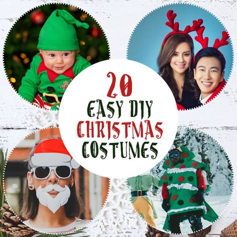 diy christmas costume    Need a costume that reflects the joy of the holidays? No worries! Now you can wear your holiday spirit loud and proud with these fun and festive DIY Christmas costumes!    diy christmas costume shop | diy christmas costume for kids | diy christmas costume for women | diy christmas costume ideas | diy christmas costume boys | diy christmas costume for teens Xmas Fancy Dress Ideas, Diy Xmas Outfit, Womens Elf Costume Christmas Diy, Homemade Christmas Costumes, Xmas Costumes Diy, Easy Christmas Costumes Diy, Christmas Characters Dress Up Kids, Christmas Team Costumes, Holiday Characters Spirit Week