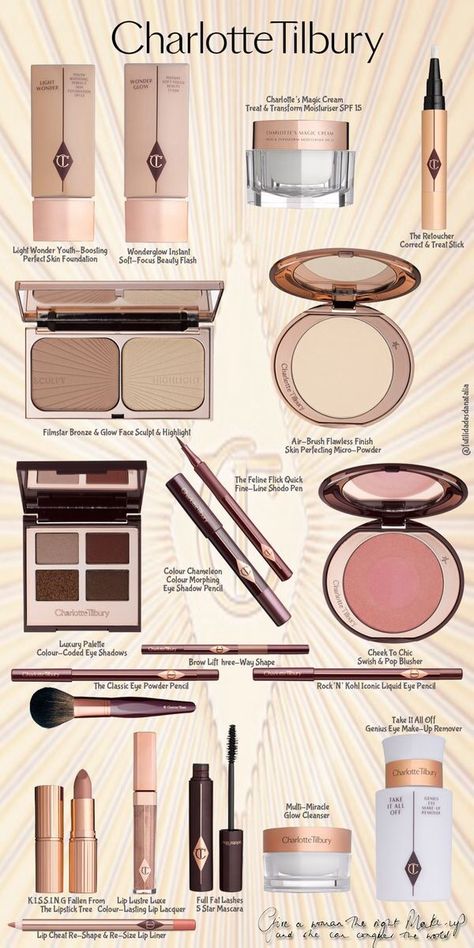 The secret’s out: conheça a linha de maquiagem de Charlotte Tilbury Makeup Products Lipstick, Lipstick Charlotte Tilbury, Tilbury Makeup, Alat Makeup, Charlotte Tilbury Makeup, Make Up Inspiration, Make Up Looks, Makeup Obsession, Luxury Makeup