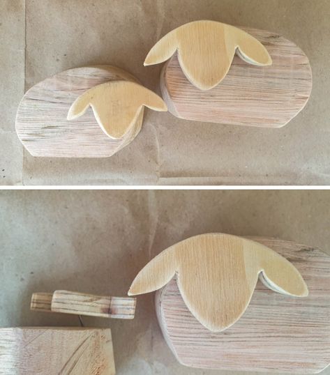 Wooden Lamb Sheep, Making Sheep Crafts, Sheep Ornament Diy, Primitive Decorating Country Craft Ideas, Sheep Products, Sheep Decorations, Sheep Diy, Easter Wood Projects, Bunny Cutout