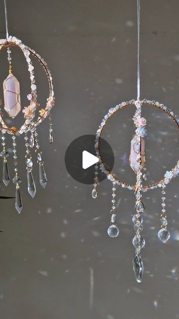 How To Make A Suncatcher, Make A Suncatcher, Suncatcher Crystal, Crystal Suncatchers Diy, Suncatcher Diy, Store Ideas, Fairy Core, Suncatchers, Crystals