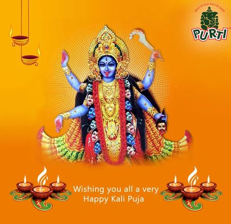 May this Kali Puja bring you the utmost in peace, prosperity and happiness all the year through. Wishing you a Happy Kali Puja! #KaliPuja #HappyKaliPuja #KaliPuja2018 #Diwali #Diwali2018 #Purti purti.net Kali Puja And Diwali Wishes, Happy Kali Puja Wishes, Kali Puja Wishes, Mandir Wallpaper, Happy Kali Puja, Happy Diwali Hd Wallpaper, Kali Devi, Gods Thoughts, Flag Images