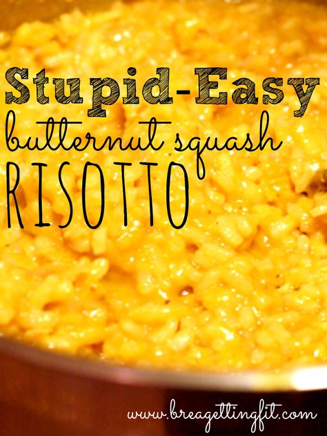 Risotto Recipes Easy, Frozen Butternut Squash, Easy Butternut Squash, Squash Risotto, Butternut Squash Risotto, Risotto Recipe, Diner Recept, Butternut Squash Recipes, Risotto Recipes