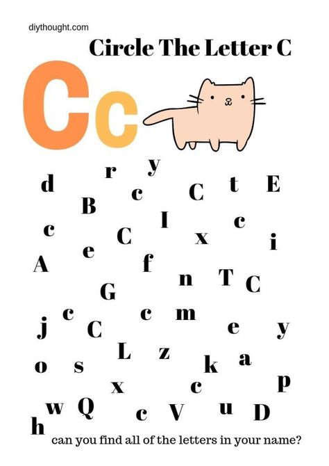 Circle the C. 5 letter C printable worksheets. C Printable Letter, Letter C Printable Free, Letter C Worksheet, Letter C Printable, Letter C Preschool, Letter Identification Worksheets, C Worksheet, Letter C Activities, Letter C Crafts