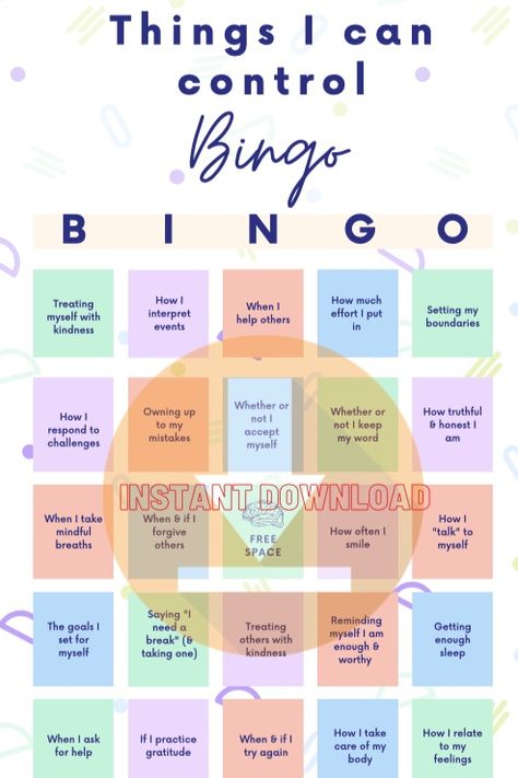 This therapy BINGO game is a fun and interactive way to help engage all age groups of players on things they can control. Utilize this game paired with other psychoeducational tools on circles of control or by itself as a fun engaging tool. Each download includes 10 BINGO cards for up to 10 play game use and statement call board. This game is easy to play with a group or individually. Perfect for use in therapy sessions, classrooms, or at home. Group Therapy Bingo, Group Therapy Activities With Teens, Recovery Month Activities, Connect 4 Therapy Game, Group Therapy Activities With Kids, Therapeutic Recreation Activities, Recreation Therapy Group Ideas, Self Care Games For Groups, Therapeutic Group Activities