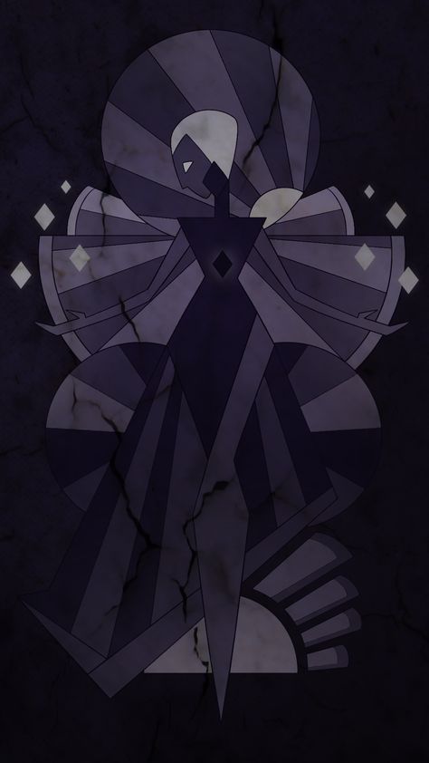 Su Black Diamond, Black Diamond Fanart, Steven Universe Diamond Murals, Black Diamond Su, Su Diamond Oc, Black Diamond Oc, Steven Universe Black Diamond, Diamond Gemsona, Black Diamond Steven Universe