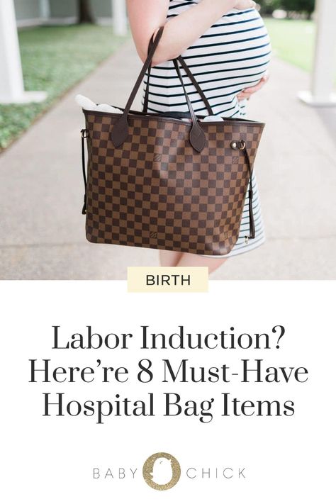 If you are being induced, here are 8 must-have hospital bag items if you are heading in for a labor induction. Hospital Bag For Induction, Induced Labor At Hospital Tips, Hospital Bag Items, Labor Induction, Labor Bag, Induction Labor, Birth Tips, Hospital Bag For Mom To Be, Packing Hospital Bag