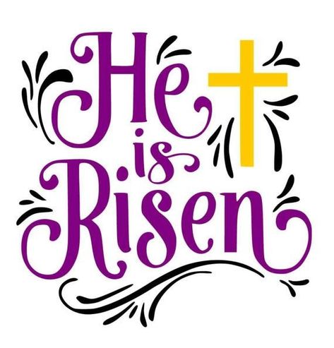 Easter Svg Files, Resurrection Sunday, Easter Quotes, He Has Risen, Easter Blessings, He Is Risen, Easter Svg, Vinyl Projects, Silhouette Projects