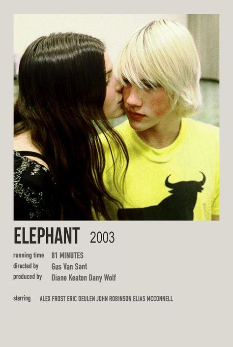 Elephant 2003, Polaroid Movie Poster, Film Recommendations, Movies To Watch Teenagers, Polaroid Posters, Iconic Movie Posters, New Movies To Watch, Girly Movies, Old Movie