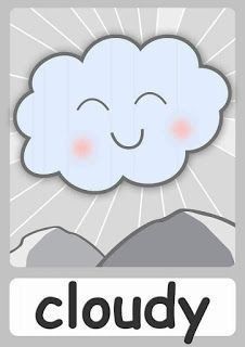 Weather Cards Preschool Free Printable, Weather Flashcards, Weather For Kids, Weather Activities Preschool, Teacher Fun Files, Free Flashcards, Preschool Weather, Weather Cards, Teaching Shapes