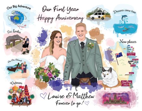 Our Love Story – Custom Love Story Illustration – VsArtIllustrations Love Story Illustration, Story Illustration, Our Love Story, Custom Portrait Illustration, Digital Portraits, Couple Portrait, Portraits From Photos, Big Adventure, Portrait Illustration