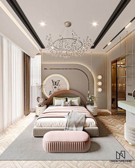 Modern Luxury Bedroom Furniture, Bedroom Design Modern, Luxury Kids Bedroom, Unique Bedroom Design, Design Hacks, Luxury Room Bedroom, Bedroom Interior Design Luxury, Modern Kids Room, Modern Bedroom Interior