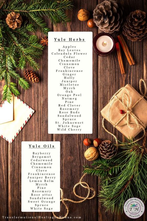 Herbs and Oils for Yule - Transformational Healing by Dawna Yule Herbs, List Of Herbs, Winter Light Festival, Festival Of Light, Cherry Bark, A Walk In The Woods, Calendula Flower, Winter Festival, Walk In The Woods