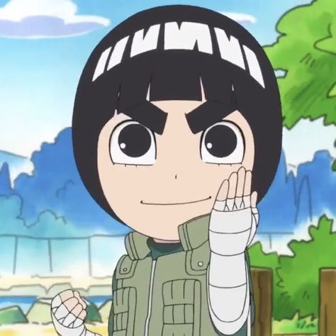 Rock Lee Naruto Lee, Naruto Mignon, Naruto And Friends, Rock Lee Naruto, Lee Naruto, Naruto Sd, Naruto Chibi, Anime References, Rock Lee