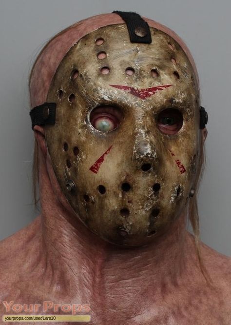 Friday the 13th replica movie prop Jason Voorhees Face, Jason Voorhees Tattoo, The Movie Friday, Friday The 13th 2009, Jason Voorhees Costume, 13th Friday, Jason Voorhees Art, Movie Friday, Horror Slashers