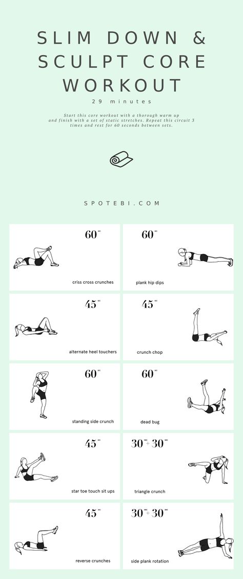 Back And Abs Workout, Core Workout Routine, 30 Min Workout, Core Strengthening Exercises, Oblique Workout, Latihan Kardio, Cardio Workout At Home, Abs And Cardio Workout, Strengthen Core