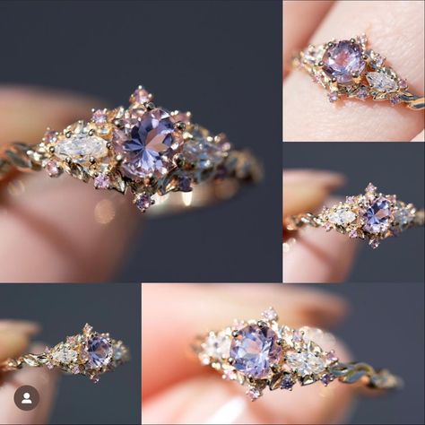 Tangled Inspired Engagement Rings, Engagement Rings Tangled, Rapunzel Engagement Ring, Fairy Core Engagement Rings, Fairytale Wedding Ring, Whimsical Engagement Ring, Where To Buy Jewelry, Fairytale Engagement Rings, Pretty Wedding Rings