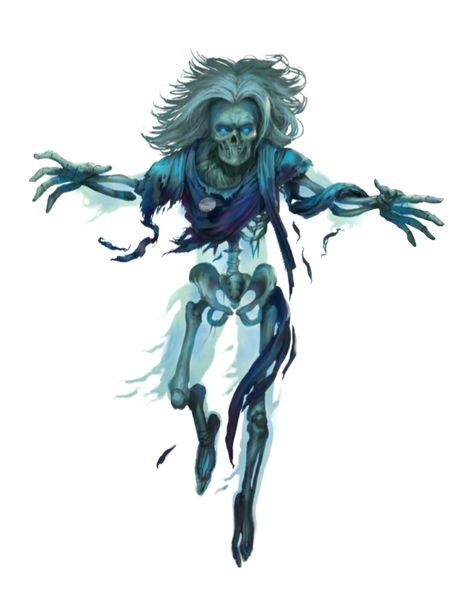 Ghost or Poltergeist Undead - Pathfinder PFRPG DND D&D 3.5 5E 5th ed d20 fantasy Dnd Poltergeist, Poltergeist Art, Ghost Dnd, Dnd Ghost, Ghost Template, Fathers Day Coloring Page, D D Monsters, Dnd Monsters, Dungeons And Dragons Characters