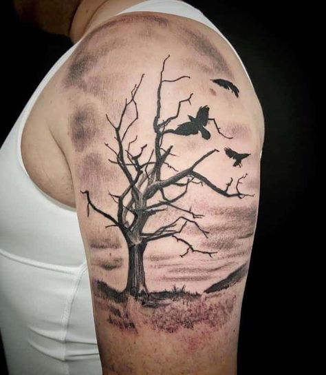 Memorial Tattoo 2 Thunderbolt Tattoo, Live Free Tattoo, Apocalypse Tattoo, Tattoo Ideas Men, Atlanta Tattoo, Memorial Tree, Liberty Tattoo, Timeless Tattoo, Meaningful Tattoo Quotes