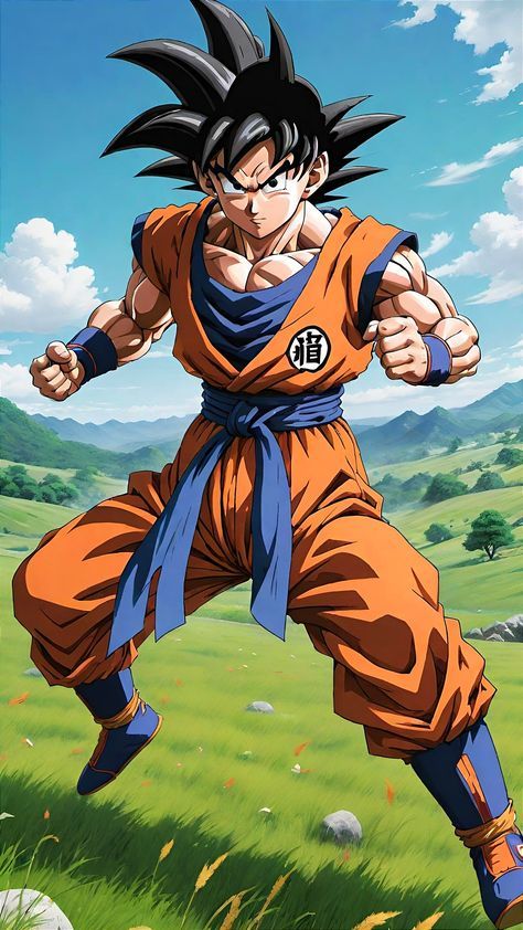 Dragon Ball Wallpaper, Anime Drawings For Beginners, Goku Pics, Dbz Goku, Goku Drawing, Anime Picture Hd, Dragon Ball Wallpaper Iphone, Dragon Ball Painting, Dragon Ball Super Wallpapers