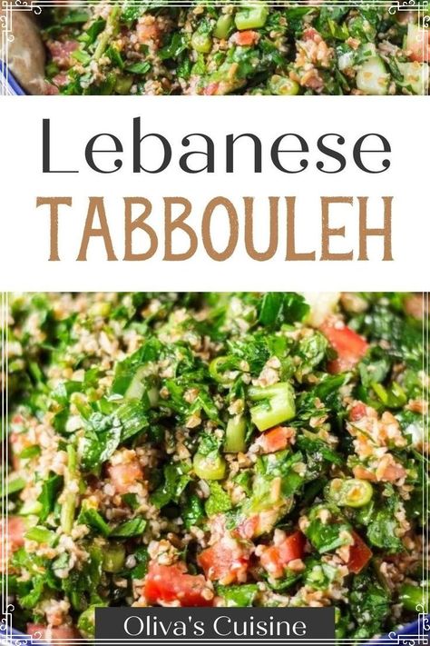 Tabbouleh Recipe Traditional, Authentic Tabouli Recipe, Tabuli Salad Traditional, Toubouleh Recipe, Lebanese Cucumber Salad, Tebullah Salad, Tabulleh Recipe, Tabule Salad Tabbouleh Recipe, Tabulleh Salad Recipe